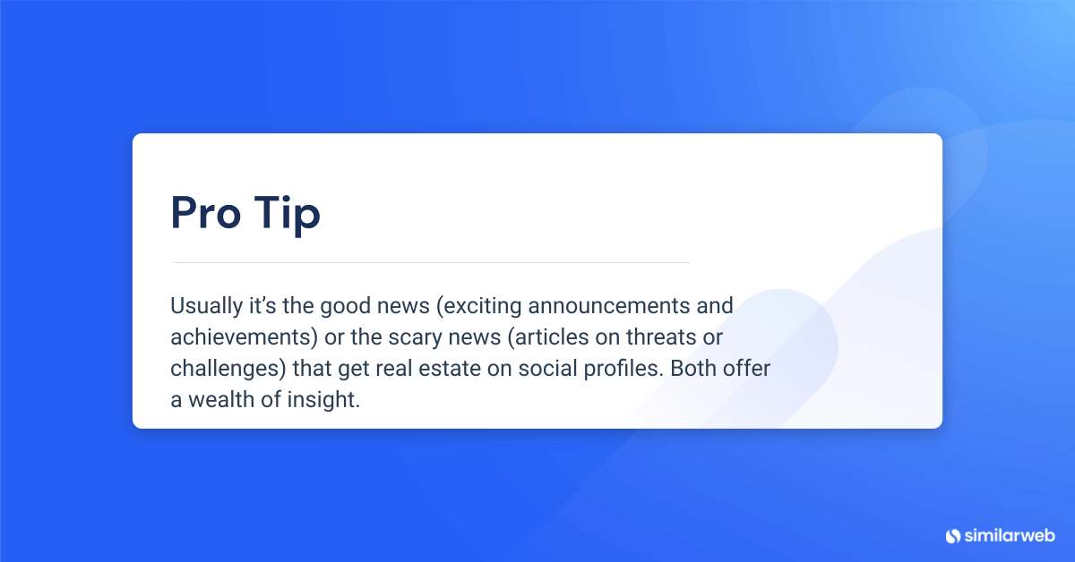 Por lo general, son las buenas noticias o las noticias aterradoras las que obtienen propiedades inmobiliarias en los perfiles sociales. Ambos ofrecen una gran cantidad de información.