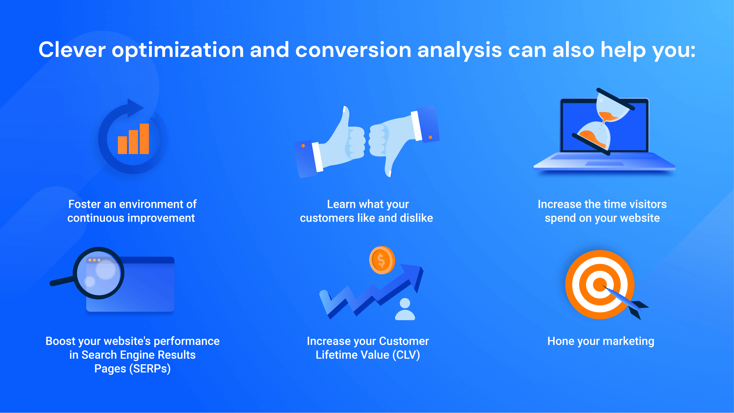 Como a otimização e a análise de conversão podem ajudá-lo.