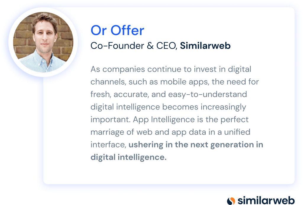 Ou Oferta, CEO Similarweb