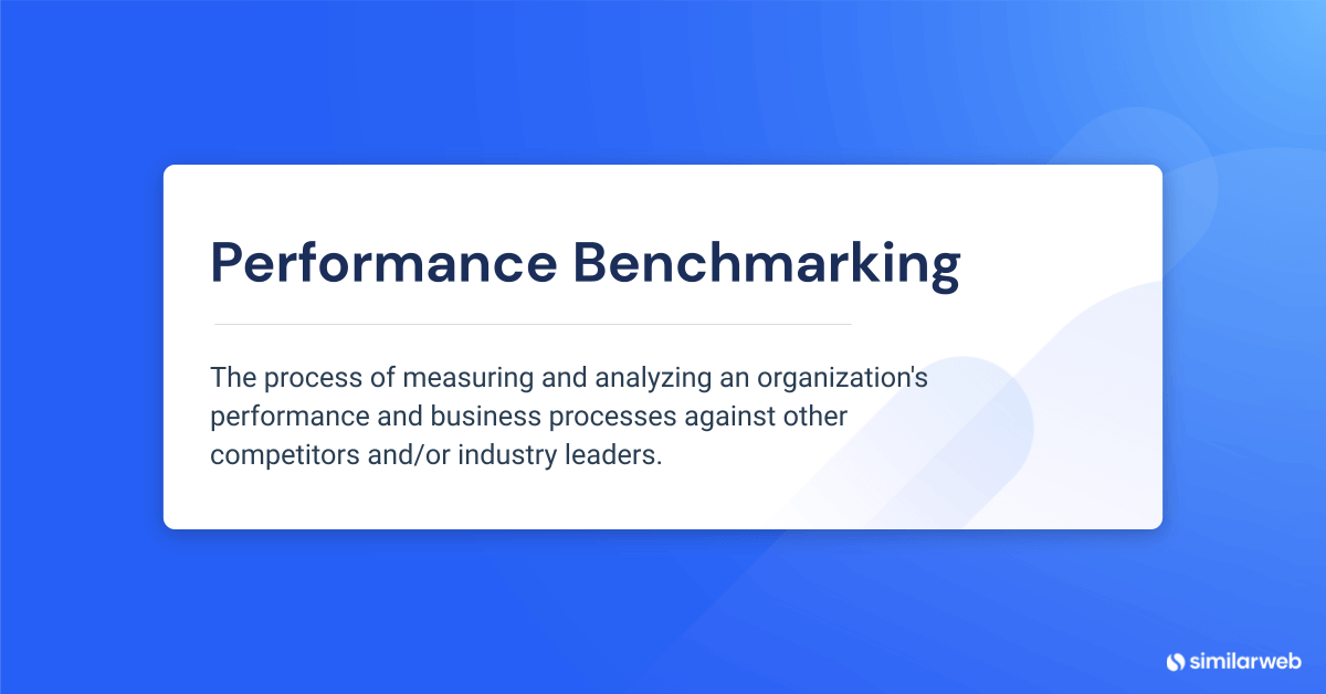 Definição de benchmarking de desempenho: o benchmarking de desempenho é o processo de ver como sua organização se comporta.