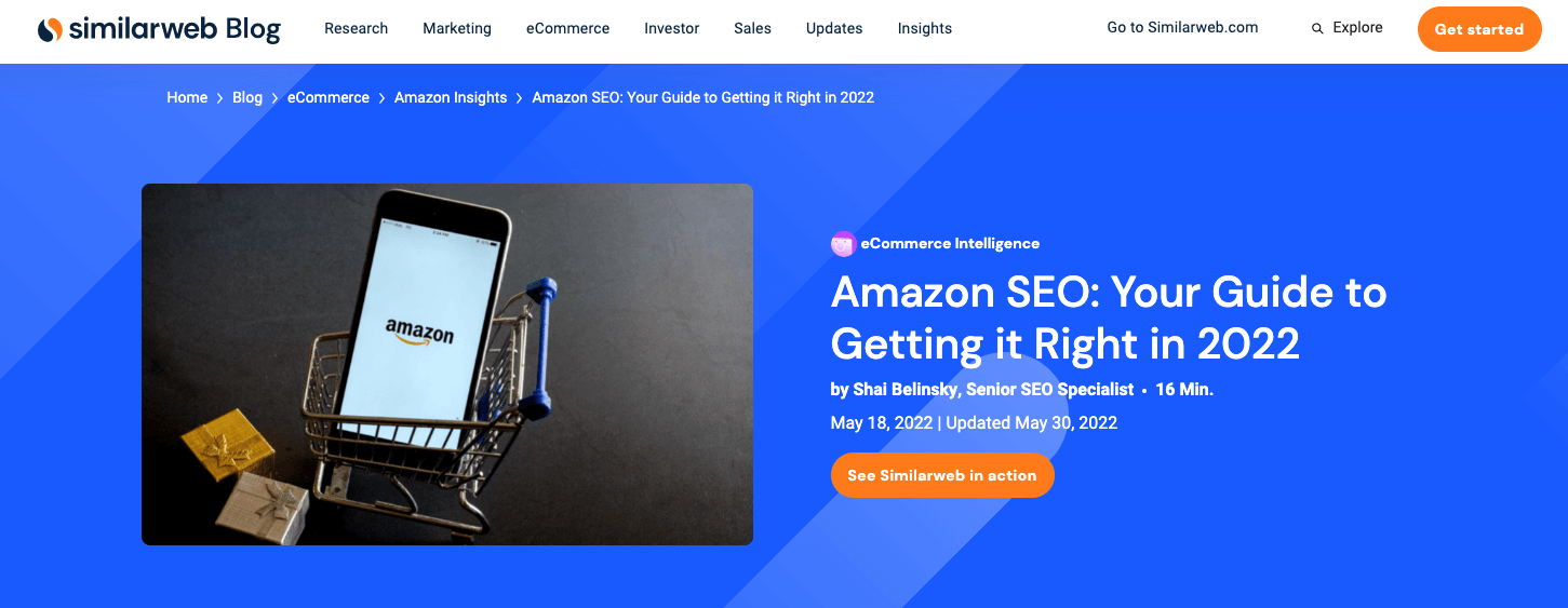 Ghidul tău pentru Amazon SEO în 2022.