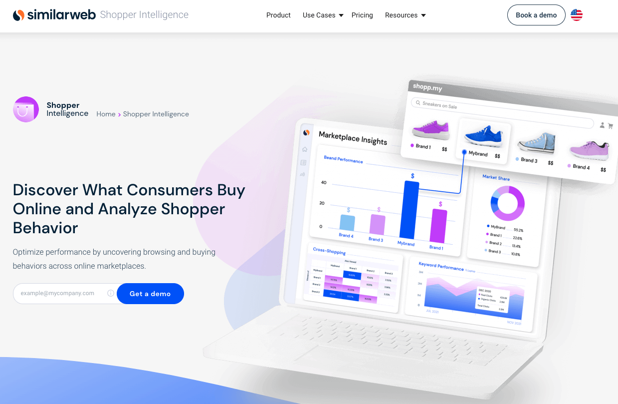 Inteligencia del comprador de Similarweb.