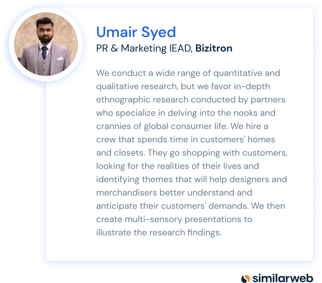 Citat de expert din Umair Syed