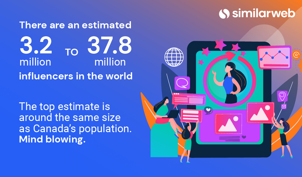Il y a des millions d'influenceurs dans le monde