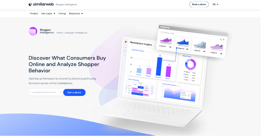 Plataforma de inteligência de compras Similarweb