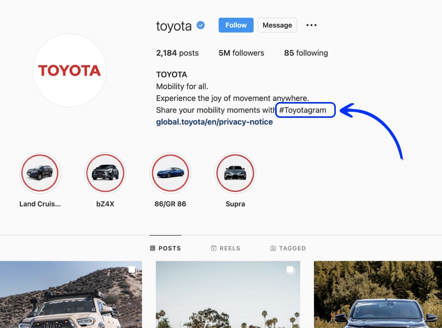 Toyota-Hashtag