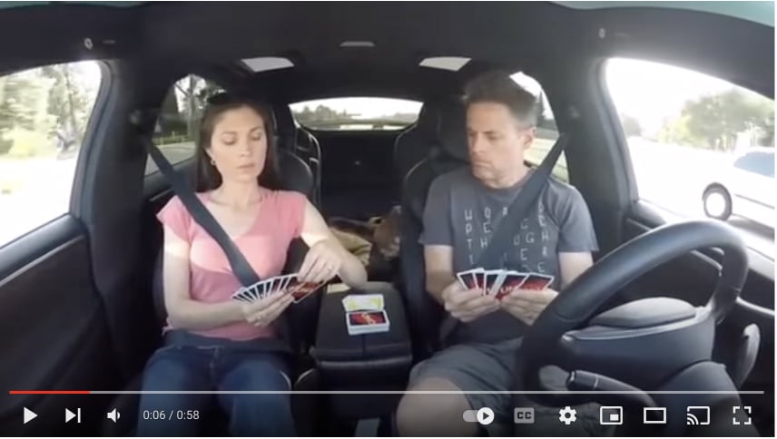 Vídeo UGC de clientes da Tesla