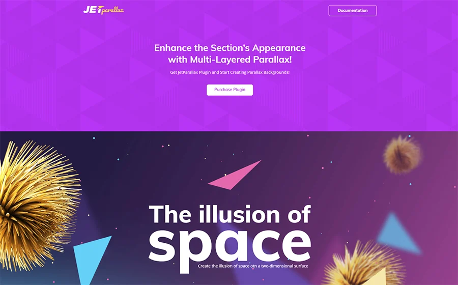 JetParallax - Addon untuk Plugin WordPress Pembuat Halaman Elementor