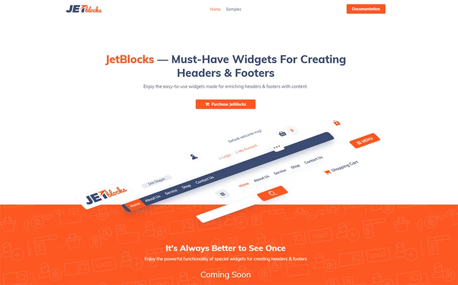 JetBlocks - Elementor ヘッダーおよびフッター ウィジェット WordPress プラグイン