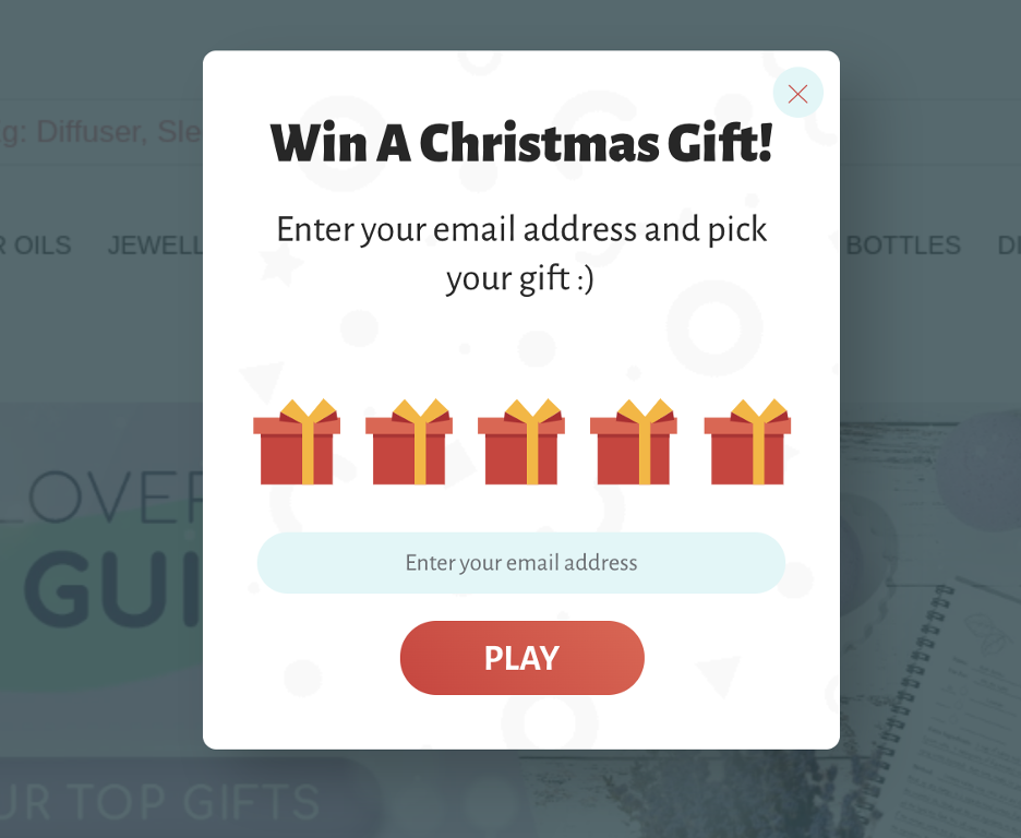 christmas popup 08 - The 14 Most Creative Christmas-Themed Personalization Examples We’ve Seen (+ Templates)