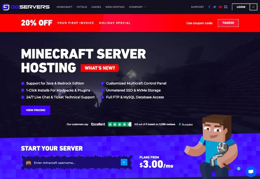 GGServers-Minecraft-Server-Hosting