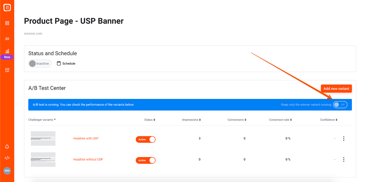 a b test product page - 12 Things You Might Not Know You Can Do with OptiMonk