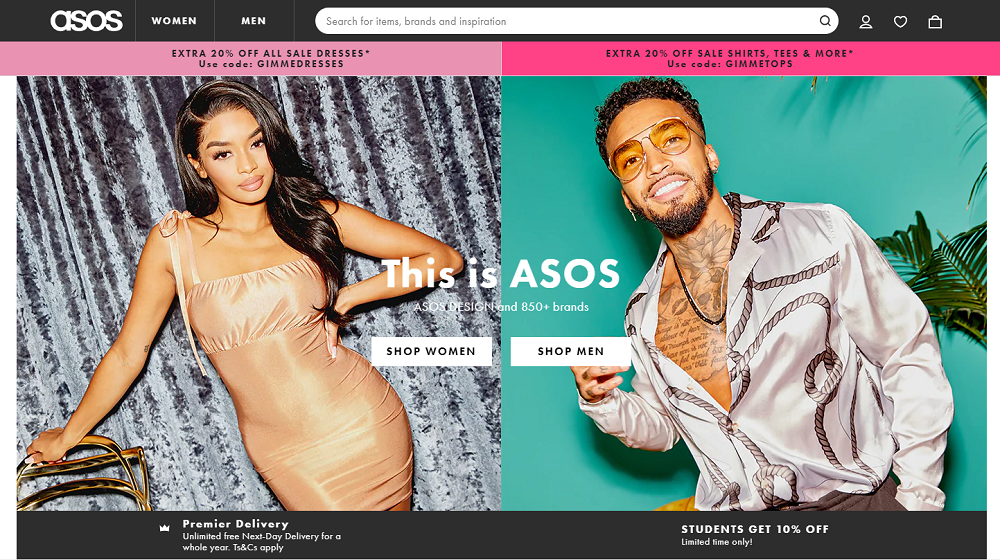 ASOS - Top-Modemarktplätze