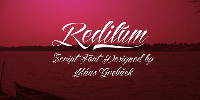 reditum纹身字体