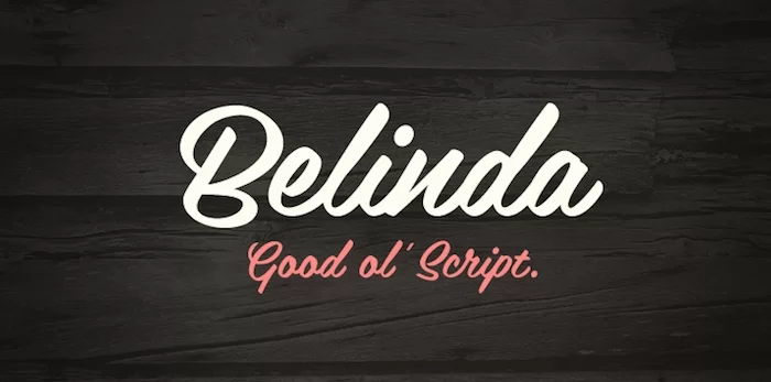 Fonte Script Belinda