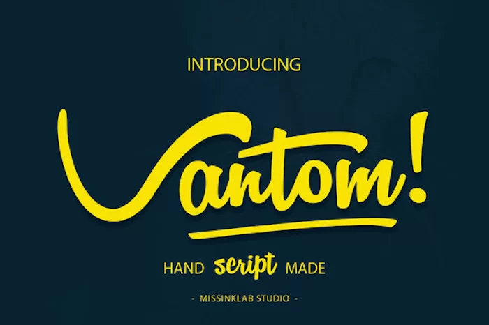 font-script-vantom