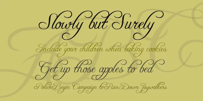 font skrip freebooter