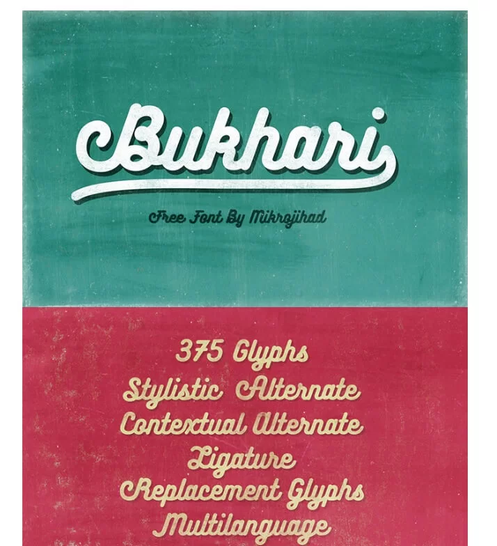 Carattere di script Bukhari