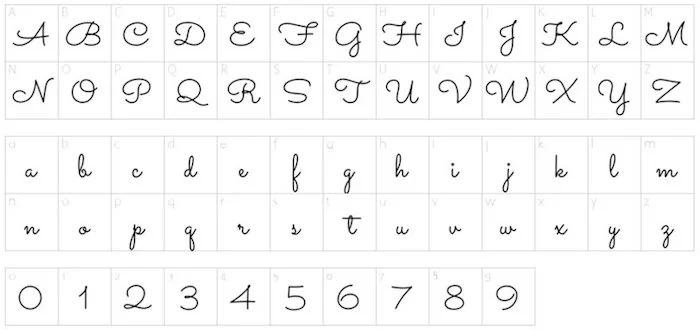 Free-Cursive-Font