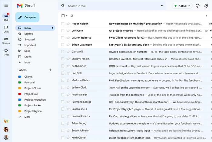 Gmail ダッシュボード