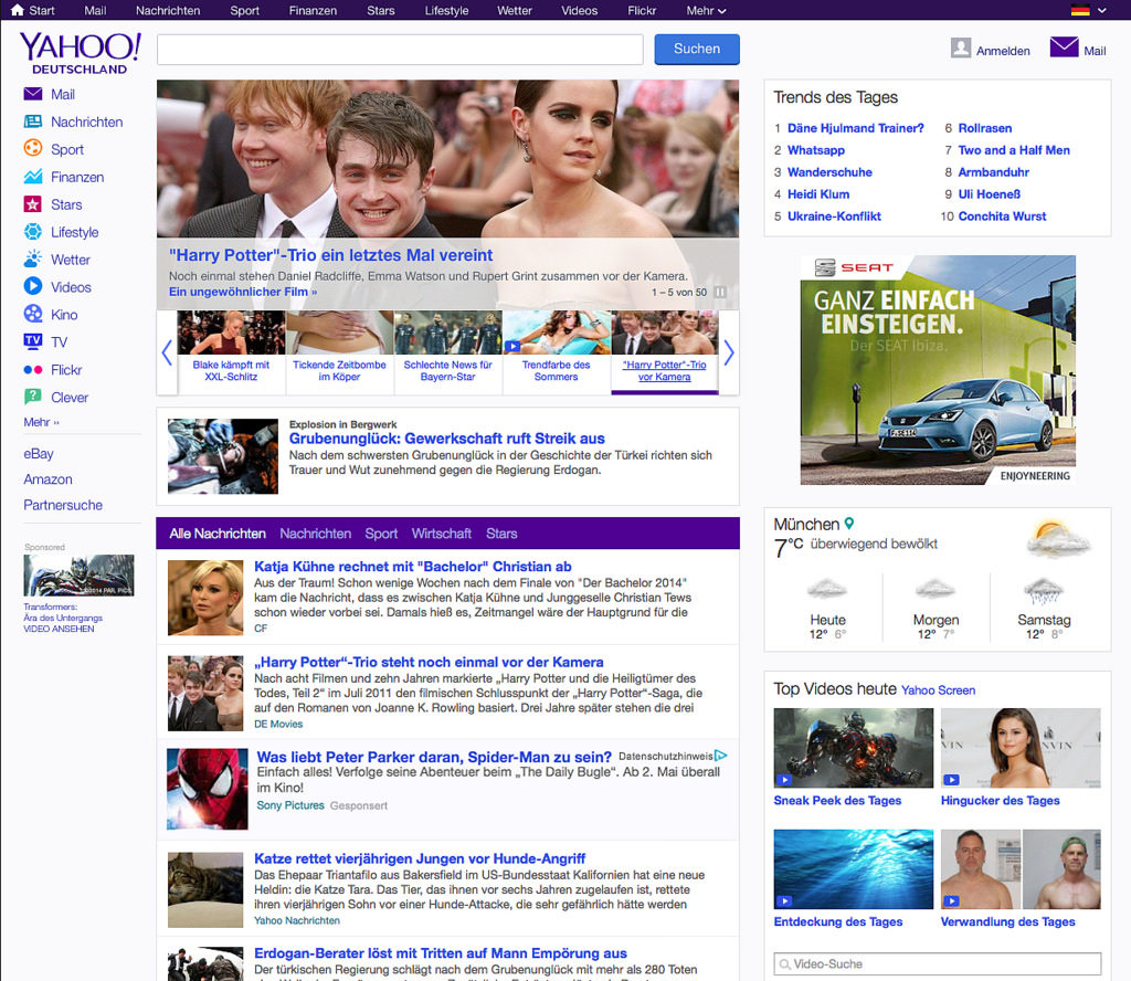 anuncios nativos en yahoo