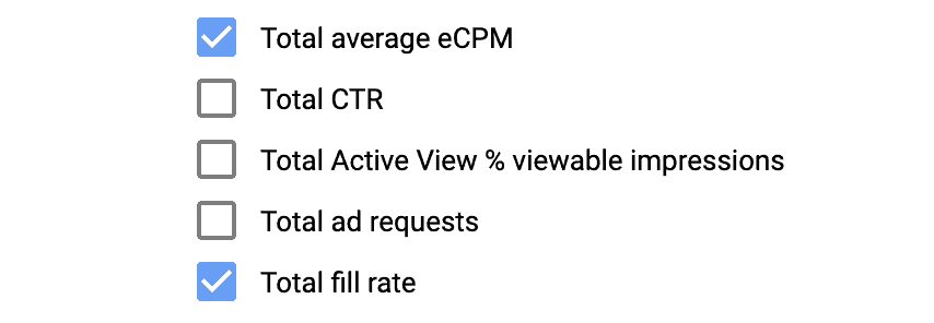 إجمالي متوسط ​​ECPM