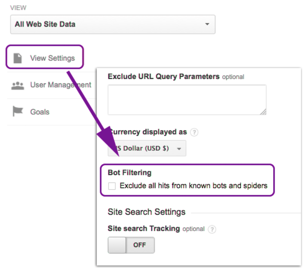 kecualikan-bot-hits-google-analytics-account