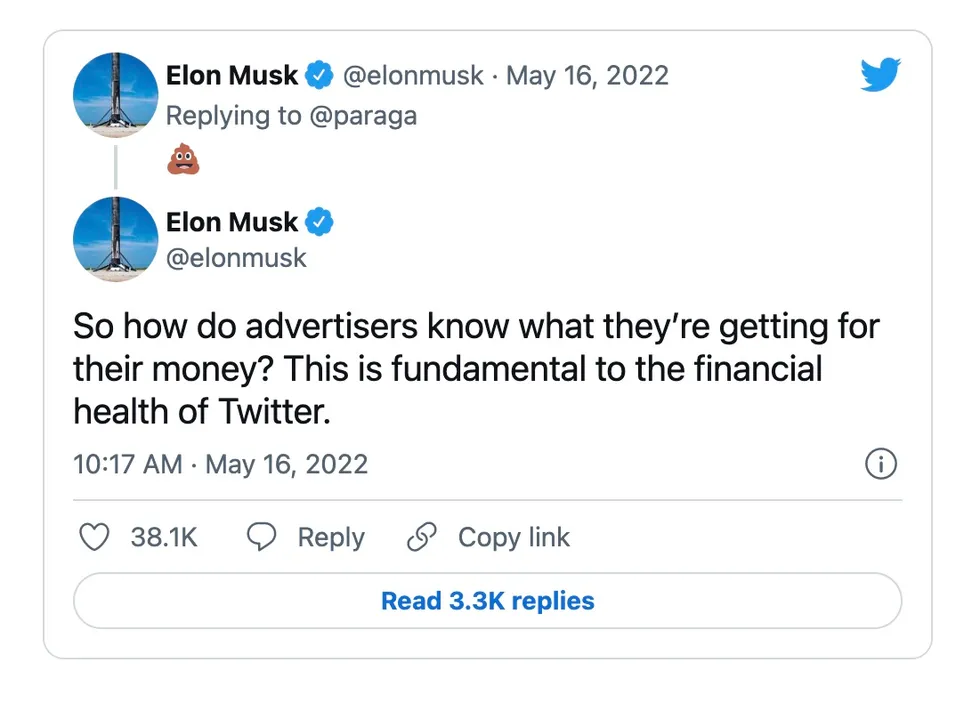 elon musk twitter affare bot