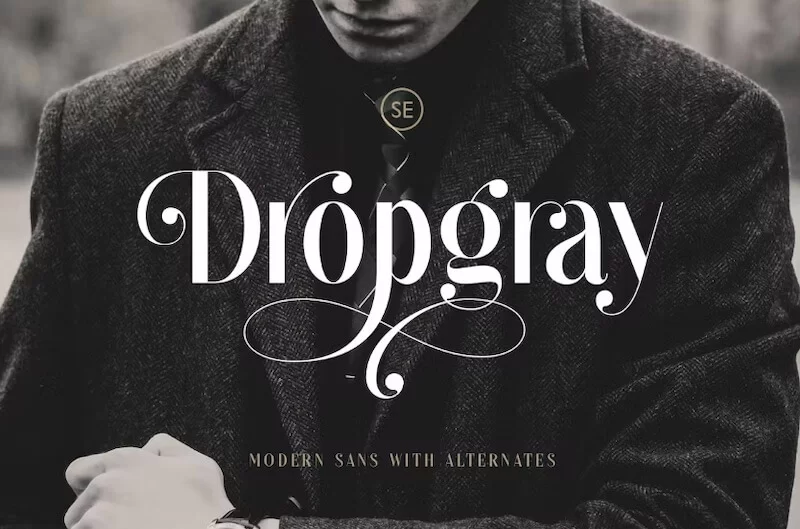 Dropgray 字體