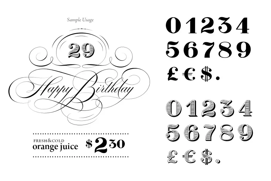 Font BoldPrice