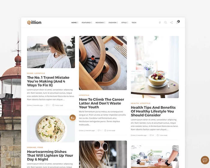 Gillion WordPress 테마