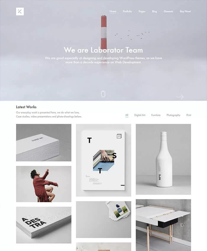 Kalium-Portofolio-WordPress-Tema