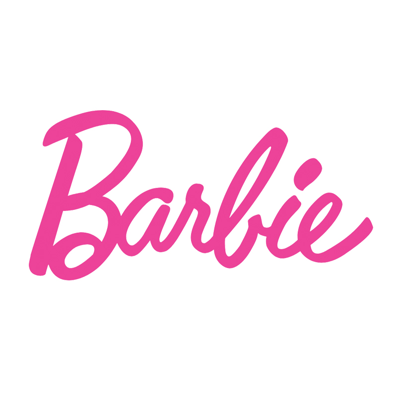 logotipo de barbie