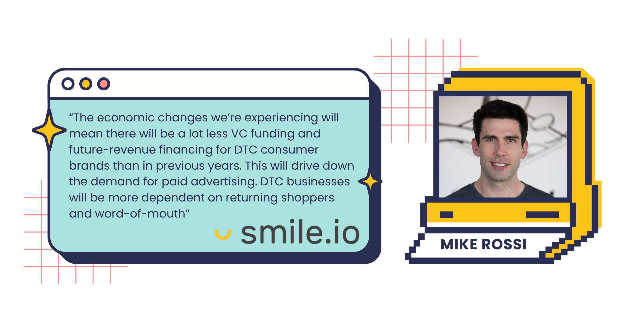 20 expertos predicen el futuro del comercio electrónico - gráfico de mike rossi de smile.io