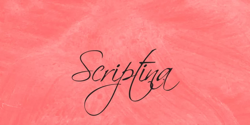 Scriptina-Schriftart