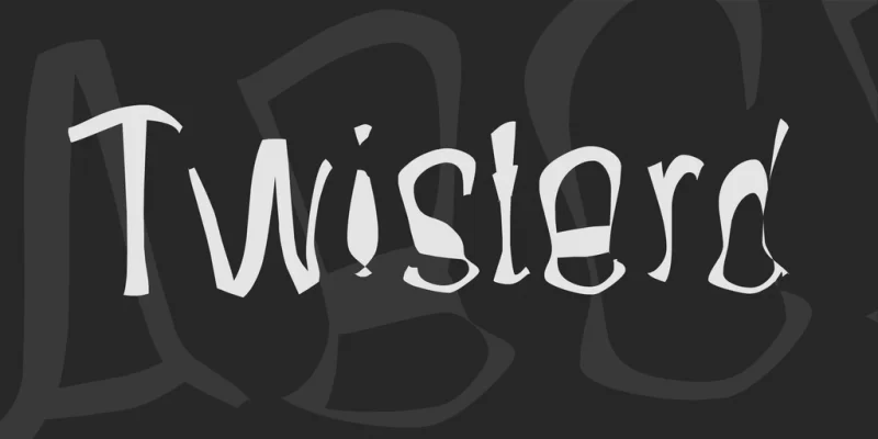 Twisterd-Schriftart