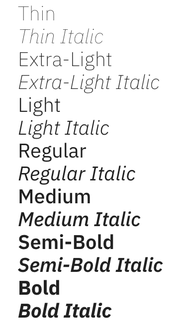 IBM Plex Sans