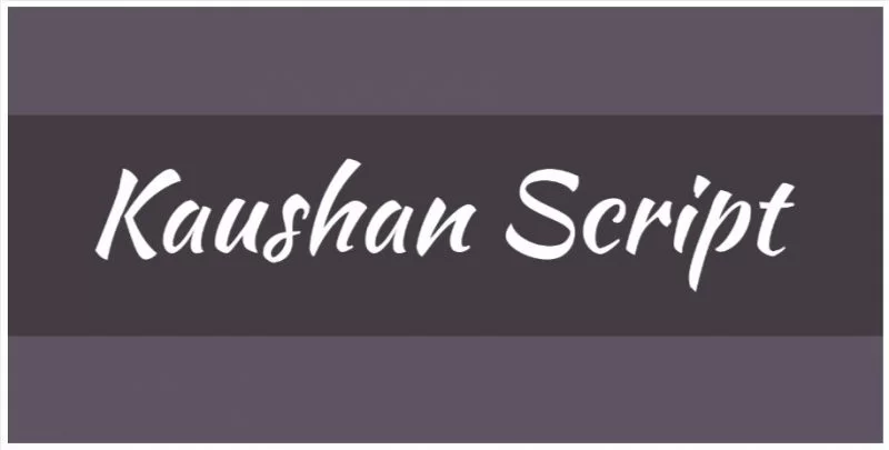 Fuente de escritura Kaushan