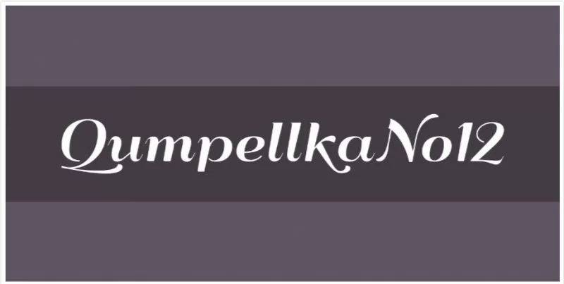 QumpellkaNo12 字体