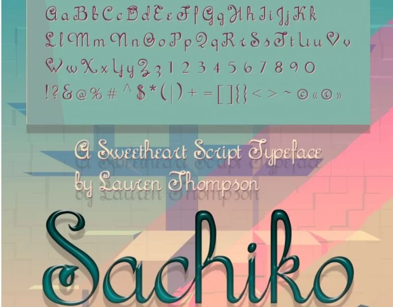 Font Sachiko