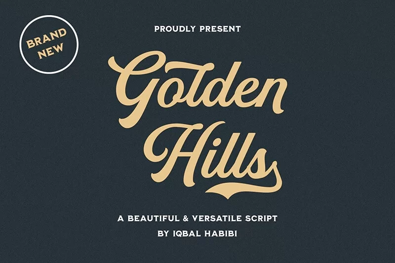 Font Golden Hills