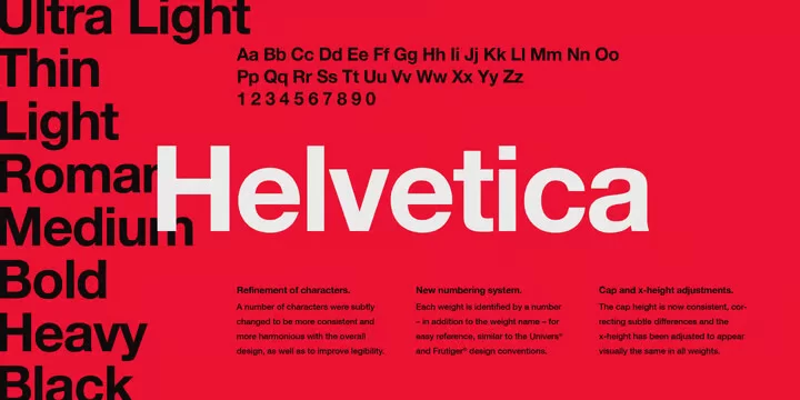 font helvetica