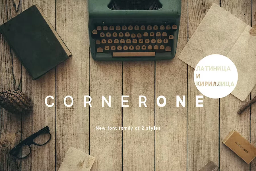 CornerOne-Schrift