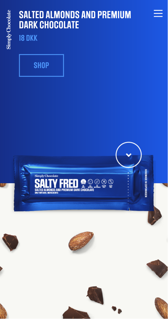 simply chocolate - Landing Page Optimization: 10 Tips to Skyrocket Your Conversion Rate