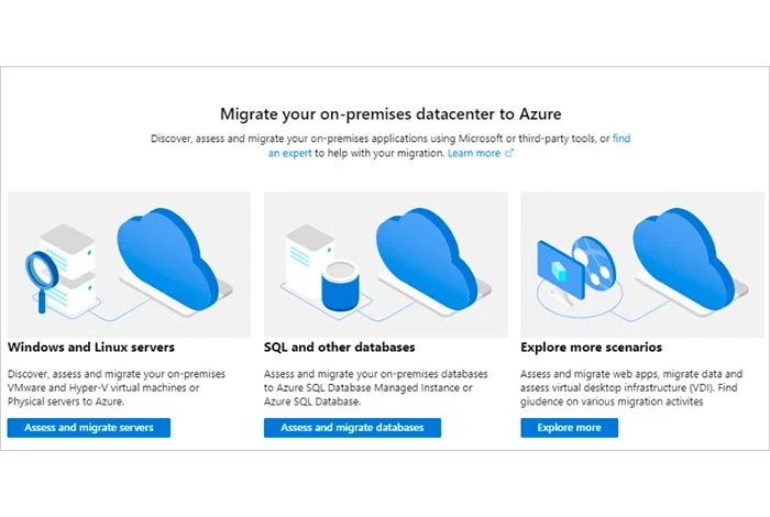 Outil de migration cloud Azure Migrate