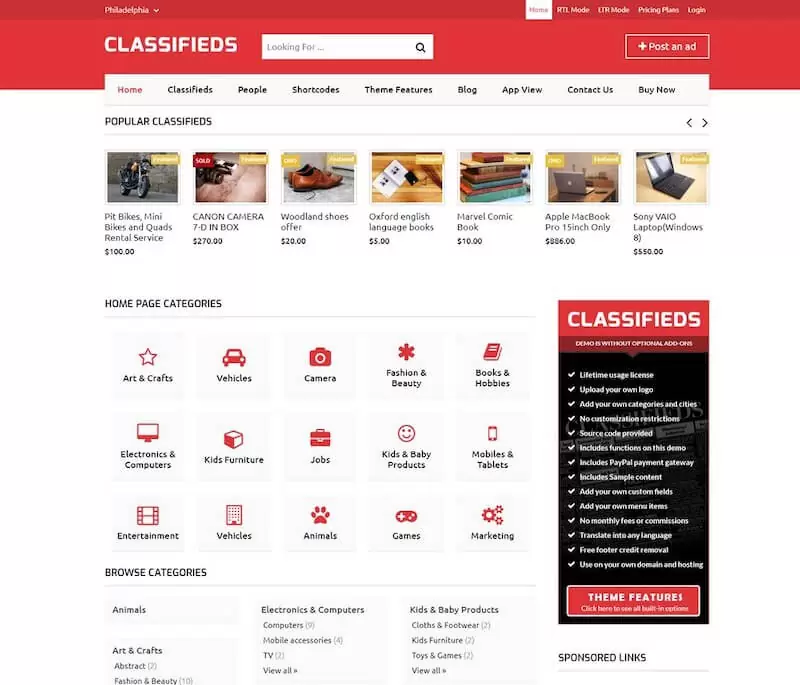 template-classifieds-theme