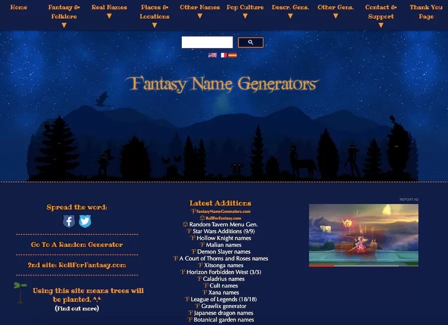 Fantasi-Nama-Generator