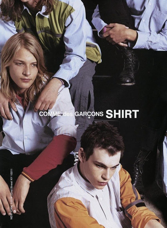 ejemplo de campaña publicitaria de moda: Comme Des Garcons de Collier Schorr y Keizo Kitajima