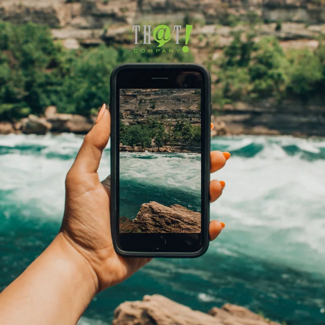 Image Optimization | A Hand Capturing The View With Her Phone