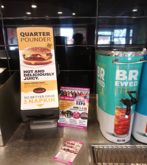 Bild von Atlanta Women's Expo Poster bei McD's - Pinterest Marketing